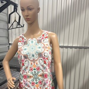 London Times Multicolor Floral Midi Dress